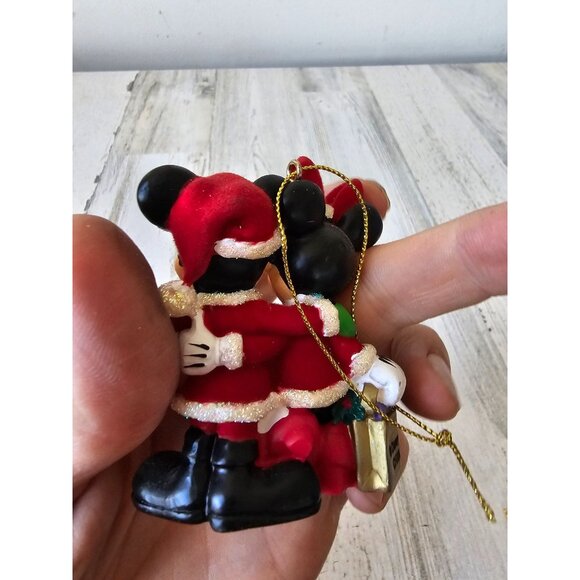 Mickey mouse mini Pluto ornament felt sparkle glitter ornament Xmas tree set - Picture 8 of 11